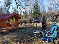 Heerlijk plekje op de camping "fikkie steken" Gullspang