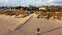 Drone op het strand