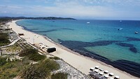 Strand bij Camping Les Tournels