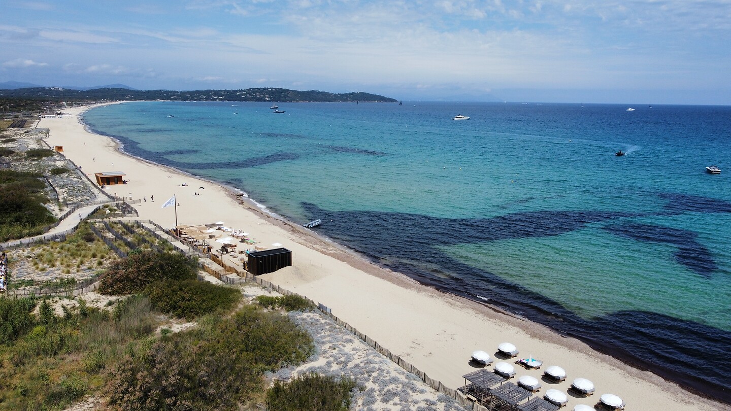 Strand bij Camping Les Tournels