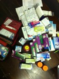 onze reisapotheek....