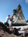 De Goedvolkjes bij Cathedral cove!