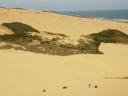 Vast in het zand...