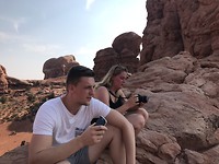 Rens en Jytte in Arches NP