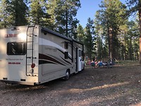 Kaibab NF, met de camper in de wildernis.