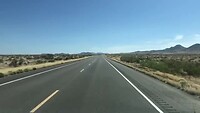 Rijdend over Highway 55 op weg naar Mountainair