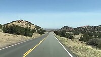 Op weg naar Santa Fe via Highway 14.
