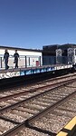 Toeristentrein op weg naar het eindstation van Santa Fe