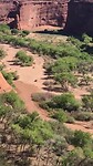 Uitzicht over de vallei van Canyon de Chelly