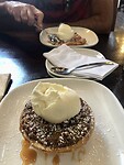Dessert: pecan - chocolate chips pie