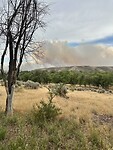 Prairiebrand na blikseminslag