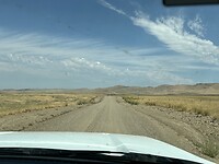Onverhard deel van de Back Country Byway