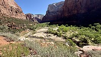 Virgin River in Zion Canyon