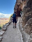 Bright Angel Trail, tunnel