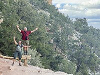 Bright Angel Trail, bijna boven