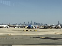 Zicht op New York