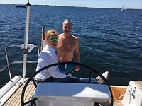 Desiree en Dirk (die heeft gezwommen)