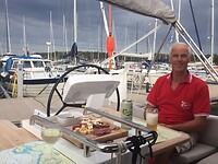 Borrel na aankomst Nynashamn