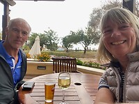 Drankje na het golfen