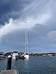 Superjacht in onze haven