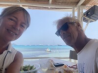 Lunch in strandtent