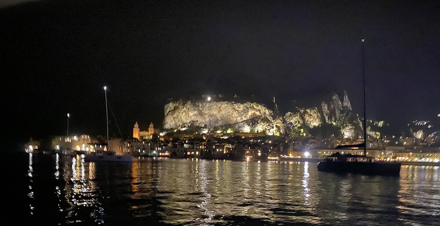 Cefalu by night