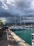 Dreigend onweer in de bergen