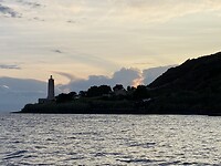 Avondlicht bij Spiaggio dell’Asino