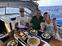 Lunch op zee