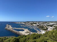 Jachthaven vanaf berg