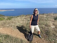 Wandeling langs kustpad