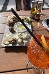 Borrel in strandtent