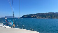 Ankerbaai bij Epidaurus