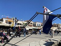 Aegina zicht vanuit de kuip