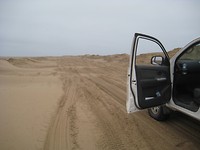 Zandtrack begin