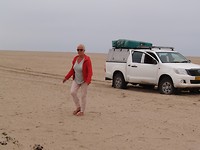 Stapt opgelucht uit!