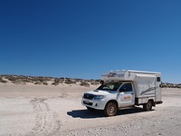 Op het strand