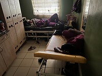 De stafruimte van de maternity ward