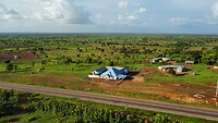 Gushegu vanuit de lucht