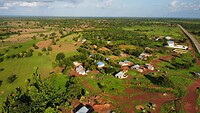 Gushegu vanuit de lucht
