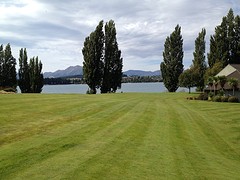 Uitzicht vanaf slaapplaats Lake Wanaka