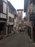 Het straatje waar we gingen overnachten Rue d'l Espagne