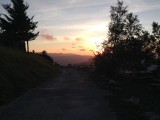 Het was een lange weg te gaan, maar dan krijg je deze zonsondergang