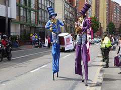 Optocht in Bogota
