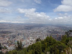Uitzicht op Bogota