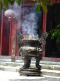 Wierrook bij Ngoc Son tempel
