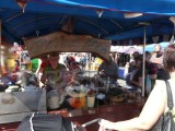 Oliebollen op de Nelson market