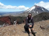 Red crater, Mnt Ngauruhu en ik