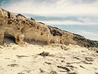 at the beach