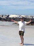 on the beach